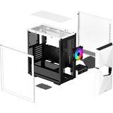 DeepCool CYCLOPS WH             , Tower-Gehäuse weiß, Tempered Glass