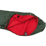 High Peak Mumienschlafsack Black Arrow ECO dunkelgrün/rot