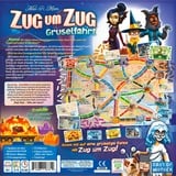 Asmodee Zug um Zug: Gruselfahrt, Brettspiel 