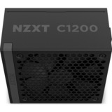 NZXT C1200 Gold ATX 3.1, PC-Netzteil schwarz, 1x 16-Pin Grafikkarten Stecker, 6x PCIe, Kabel-Management, 1200 Watt