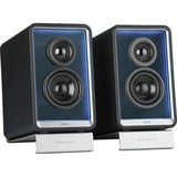 Edifier QR65 Aktiver Design-Monitorlautsprecher RGB schwarz, Bluetooth 5.3, USB-A, Cinch