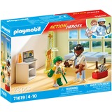 PLAYMOBIL 71619 Action Heroes Kinderarzt mit Teddybär , Konstruktionsspielzeug 