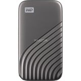 WD My Passport SSD 2 TB, Externe SSD grau, USB-C 3.2 Gen 2 (10 Gbit/s)