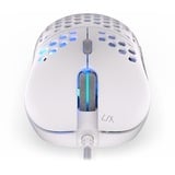 ENDORFY LIX Onyx White, Gaming-Maus weiß/grau