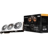 SAPPHIRE Sapphire RX 7700 XT Pure Frostpunk 2 Edition, Grafikkarte weiß, RDNA 3, GDDR6, 2x DisplayPort, 2x HDMI 2.1