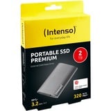 Intenso Externe SSD TX800 1 TB anthrazit, USB-A 3.2 Gen 2x2 (20 Gbit/s)