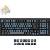 Keychron Q5 Pro, Gaming-Tastatur schwarz/blaugrau, DE-Layout, Keychron K Pro Banana, Hot-Swap, Aluminiumrahmen, RGB