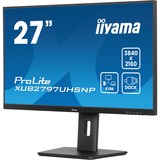 iiyama Prolite XUB2797UHSNP-B1, LED-Monitor 68.5 cm (27 Zoll), schwarz (matt), 4K UHD, IPS, USB-C-Dock, KVM-Switch, RJ45