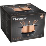 Bestron Fondue Set AFD850CO kupfer/schwarz, 1.500 Watt, Topf 1,5 Liter