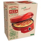 Bestron Viva Italia Pizzaofen APZ400 rot, 1.800 Watt, für Pizza Ø 27cm