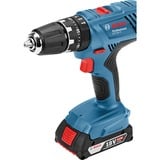 Bosch Akku-Schlagbohrschrauber GSB 18V-21 Professional, 18Volt, Schlagbohrmaschine blau/schwarz, 2x Li-Ionen Akku 2,0Ah, in L-BOXX