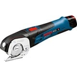 Bosch Akku-Universalschere GUS 12V-300 Professional, Elektroschere blau, ohne Akku und Ladegerät, L-BOXX