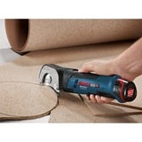 Bosch Akku-Universalschere GUS 12V-300 Professional solo, 12Volt, Elektroschere blau/schwarz, ohne Akku und Ladegerät