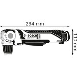 Bosch Akku-Winkelbohrschrauber GWB 12V-10 Professional solo, 12Volt blau/schwarz, ohne Akku und Ladegerät