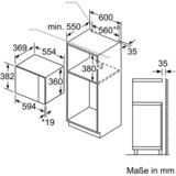 Bosch BEL554MS0 Serie 6, Mikrowelle edelstahl