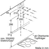 Bosch DWB97IM50 Serie 4, Dunstabzugshaube edelstahl