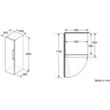 Bosch KSF36PIDP Serie 8, Vollraumkühlschrank edelstahl