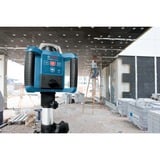 Bosch Rotationslaser GRL 300 HV Professional blau/schwarz, rote Laserlinie und Lotpunkt, mit Halterung WM 4 und Laser-Empfänger LR 1, im Koffer