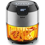 Tefal Heißluftfritteuse Easy Fry Deluxe edelstahl/schwarz, 1.400 Watt, Korb 4,2 Liter