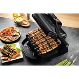 Tefal OptiGrill+ GC712D34, Kontaktgrill silber/schwarz, 2.000 Watt