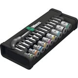 Wera Zyklop Metal-Knarrensatz 8100 SA 8, Werkzeug-Set 28-teilig, mit Umschaltknarre, 1/4"