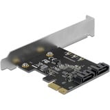 DeLOCK 2 Port SATA PCI Express Karte, Adapter 