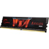 G.Skill DIMM 16 GB DDR4-2400 (2x 8 GB) Dual-Kit, Arbeitsspeicher F4-2400C15D-16GIS, Aegis, INTEL XMP