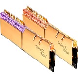 G.Skill DIMM 16 GB DDR4-3200 (2x 8 GB) Dual-Kit, Arbeitsspeicher gold, F4-3200C16D-16GTRG, Trident Z Royal, INTEL XMP