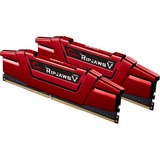 G.Skill DIMM 16 GB DDR4-3600 (2x 8 GB) Dual-Kit, Arbeitsspeicher rot, F4-3600C19D-16GVRB, Ripjaws V, INTEL XMP