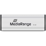 MediaRange 128 GB, USB-Stick silber/schwarz, USB-A 3.2 Gen 1