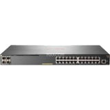 Hewlett Packard Enterprise 2930F 24G PoE+ 4SFP, Switch silber