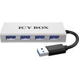 ICY BOX IB-AC6104, USB-Hub silber/schwarz