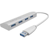 ICY BOX IB-AC6401 4Port USB3.0 HUB, USB-Hub silber