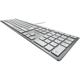 CHERRY KC 6000 SLIM, Tastatur silber, UK-Layout, Cherry SX-Scherentechnologie