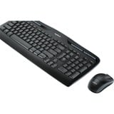 Logitech Wireless Combo MK330, Desktop-Set schwarz, DE-Layout