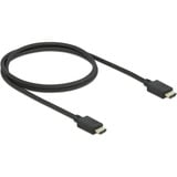 DeLOCK High Speed HDMI-Kabel 48 Gbps 8K 60Hz schwarz, 1 Meter