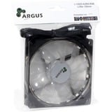 Inter-Tech Argus L-12025 Aura RGB, Gehäuselüfter schwarz/transparent, 120 mm