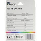 Inter-Tech Argus RS-041 RGB 120x120x25, Gehäuselüfter schwarz