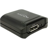 DeLOCK DisplayPort 1.2 Repeater 4K 60Hz, Grafikverlängerung schwarz