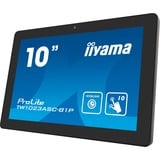 iiyama Prolite TW1023ASC-B1P, LED-Monitor 25.5 cm (10.1 Zoll), schwarz, WXGA, TN, Touchscreen, Webcam