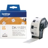 Brother Quadratische Etiketten DK-11221, Schriftband 23x23 mm, Papier