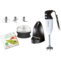 Unold ESGE-Zauberstab M 180 Jubiläum, Edition Petticoat, Stabmixer weiß/schwarz, 180 Watt