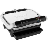 Tefal OptiGrill Elite GC750D, Kontaktgrill edelstahl/schwarz, 2.000 Watt