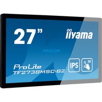 iiyama TF2738MSC-B2, LED-Monitor 68.6 cm (27 Zoll), schwarz, FullHD, IPS, Touchscreen, HDMI