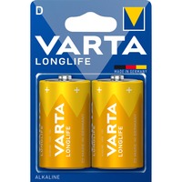 VARTA Longlife D, Batterie 2 Stück, D