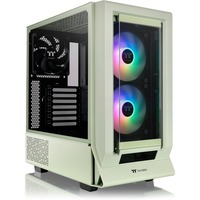 Thermaltake Ceres 350 MX , Tower-Gehäuse hellgrün, Tempered Glass x 2