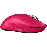 Logitech PRO X SUPERLIGHT 2, Gaming-Maus magenta, 2,4-GHz-LIGHTSPEED, kompatibel mit Windows und macOS