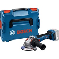 Bosch Akku-Winkelschleifer GWS 18V-11 Professional solo, 18Volt blau, ohne Akku und Ladegerät, in L-BOXX