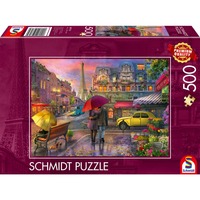 Schmidt Spiele Regenzauber in Paris, Puzzle 500 Teile