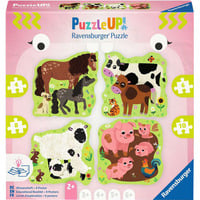 Ravensburger Puzzle UP! - Bauernhoftiere 4, 6, 8 und 10 Teile